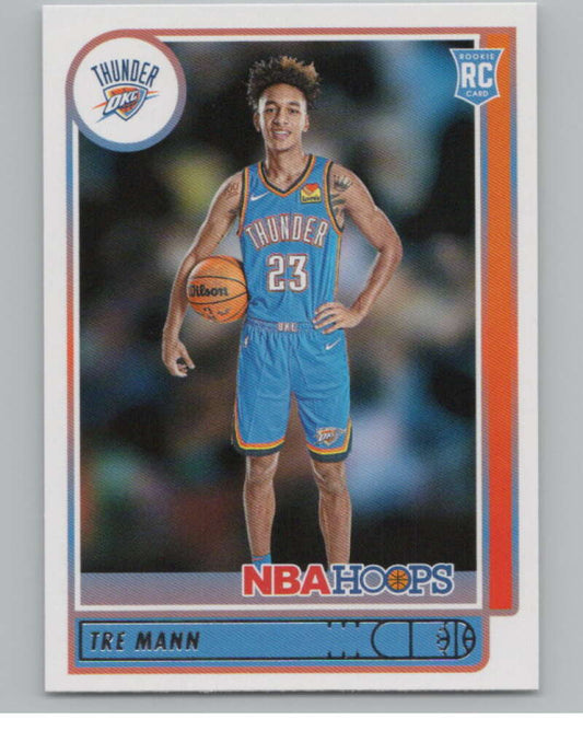 2021-22 Panini Hoops #237 Tre Mann  RC Rookie Oklahoma City Thunder  V101689 Image 1