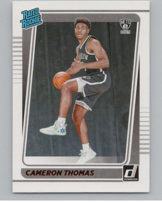 2021-22 Donruss #203 Cameron Thomas Rated Rookies RC Rookie  V101692 Image 1