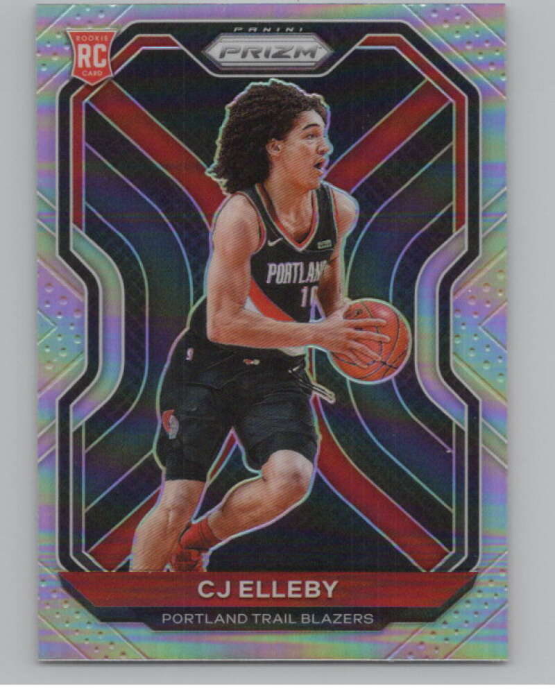 2020-21 Panini Prizm #283 CJ Elleby  RC Rookie Portland Trail Blazers  V101697 Image 1