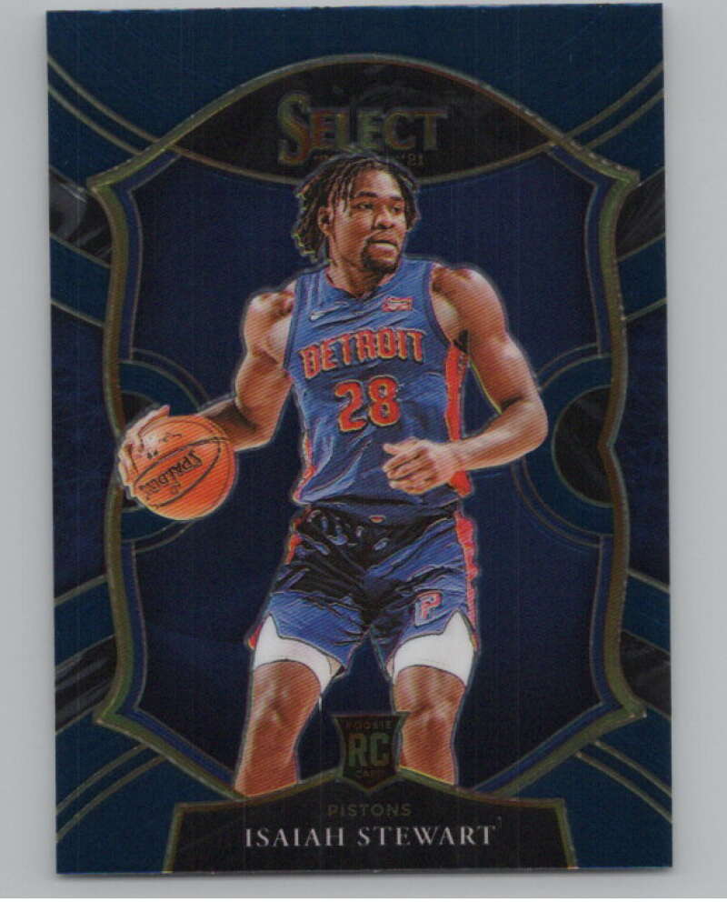 2020-21 Panini Select Blue #76 Isaiah Stewart Concourse  Detroit Pistons  V101699 Image 1