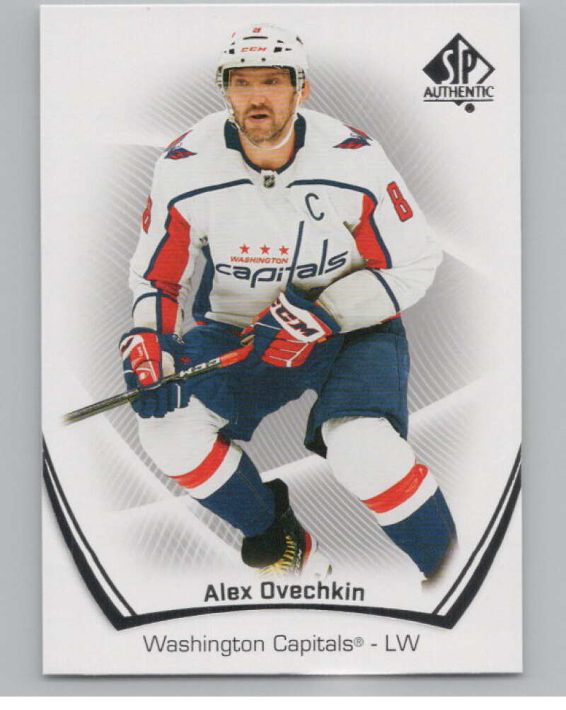 2021-22 SP Authentic #38 Alex Ovechkin  Washington Capitals  V101874 Image 1