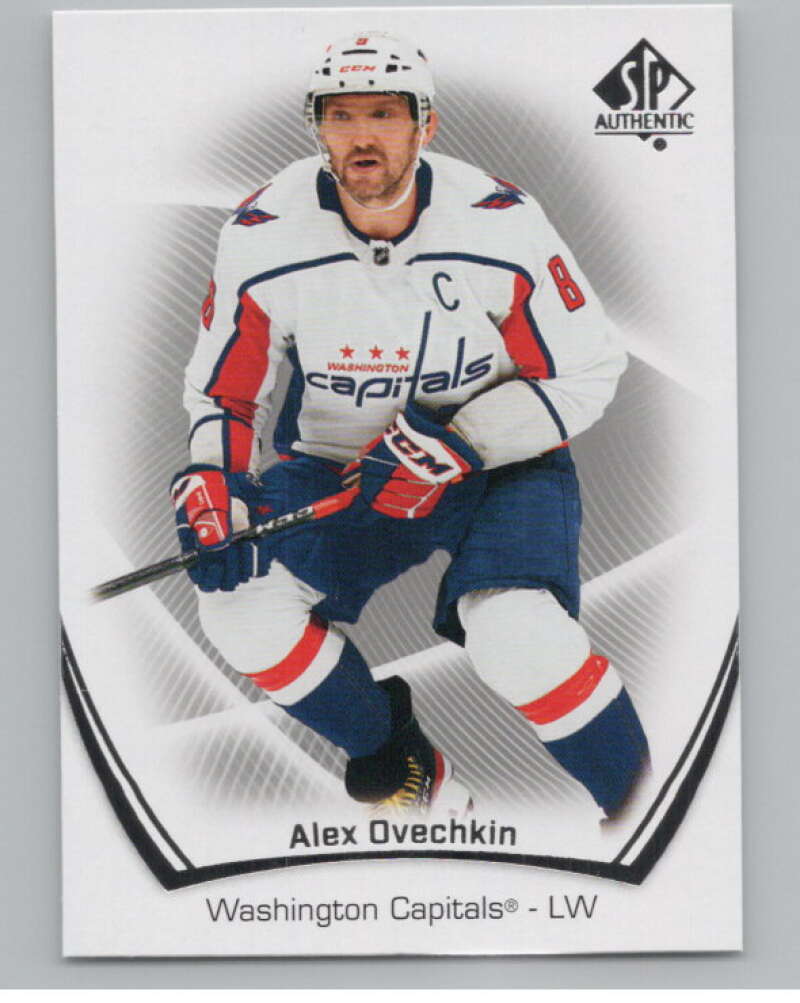 2021-22 SP Authentic #38 Alex Ovechkin  Washington Capitals  V101876 Image 1