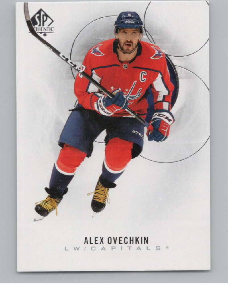 2020-21 SP Authentic #12 Alex Ovechkin  Washington Capitals  V101887 Image 1