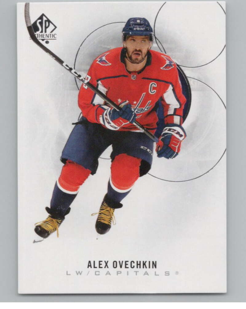 2020-21 SP Authentic #12 Alex Ovechkin  Washington Capitals  V101889 Image 1