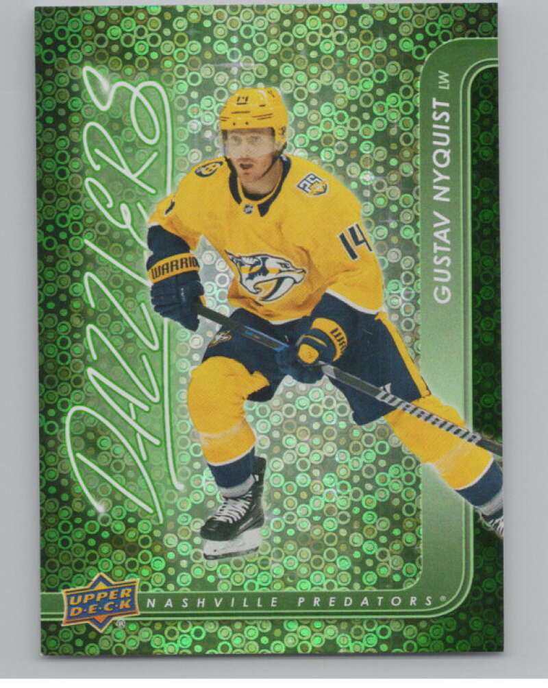 2024-25 Upper Deck Dazzlers Green #DZ-1 Gustav Nyquist  V102092 Image 1
