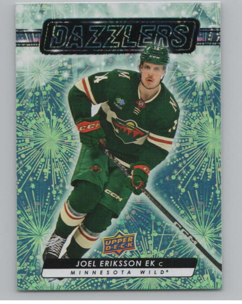 2023-24 Upper Deck Dazzlers Green #DZ-22 Joel Eriksson Ek Wild  V102101 Image 1