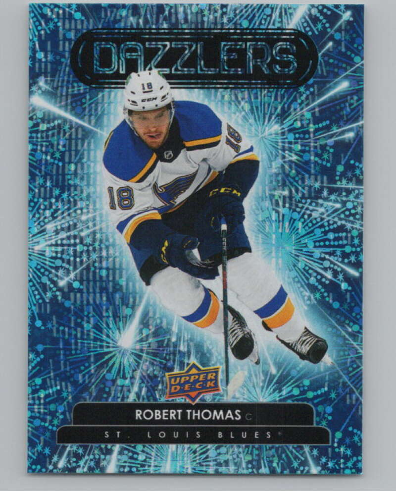 2022-23 Upper Deck Dazzlers Blue #DZ-6 Robert Thomas Blues  V102103 Image 1
