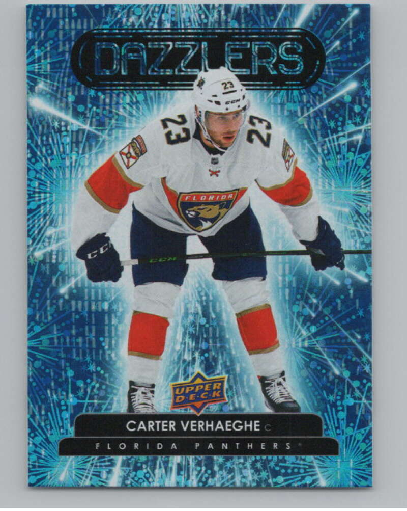 2022-23 Upper Deck Dazzlers Blue #DZ-31 Carter Verhaeghe  V102104 Image 1