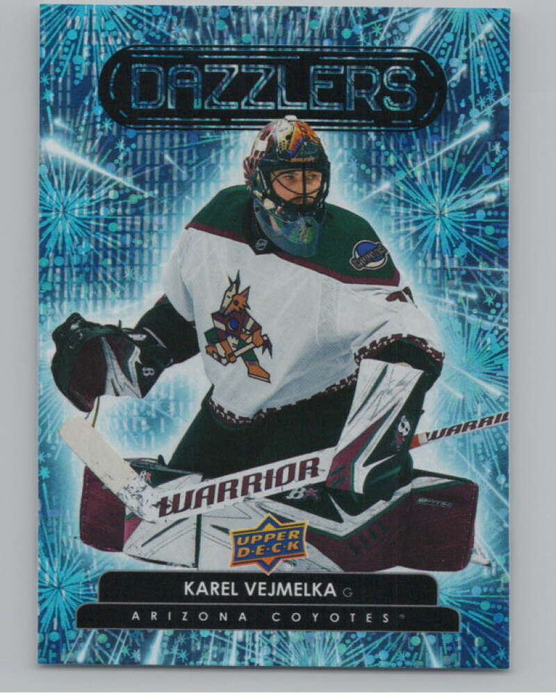 2022-23 Upper Deck Dazzlers Blue #DZ-44 Karel Vejmelka  Arizona Coyotes  V102107 Image 1