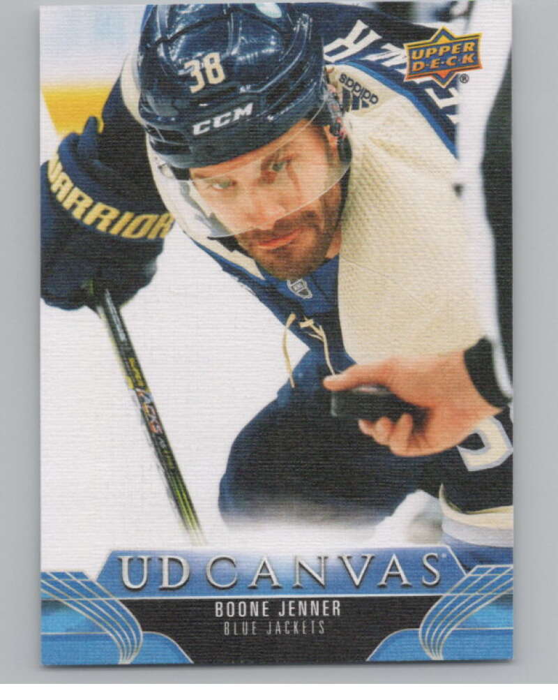 2023-24 Upper Deck UD Canvas #C21 Boone Jenner  Columbus Blue Jackets  V102112 Image 1