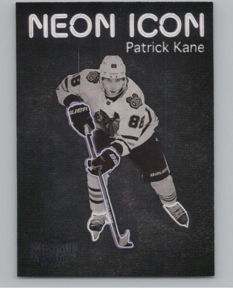 2021-22 Skybox Metal Universe Neon Icon #NI-16 Patrick Kane  V102118 Image 1
