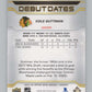 2023-24 Upper Deck Debut Dates #DD-22 Cole Guttman  Chicago Blackhawks  V102125 Image 2
