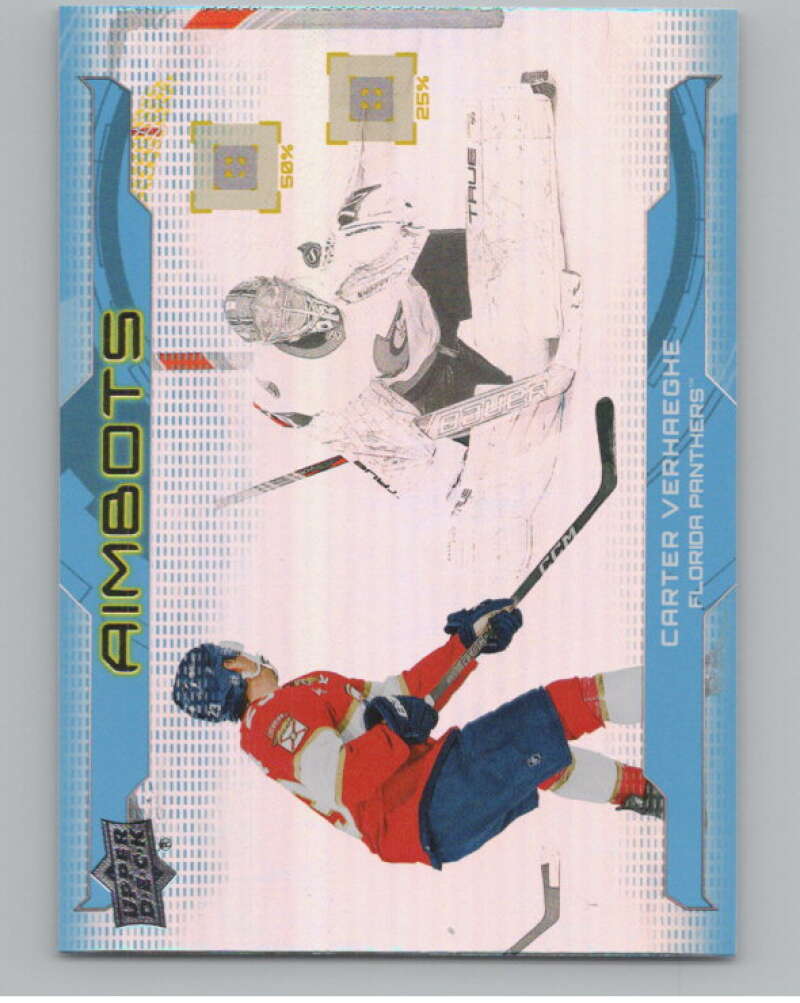 2024-25 Upper Deck Aimbot #AB-11 Carter Verhaeghe  Florida Panthers  V102132 Image 1