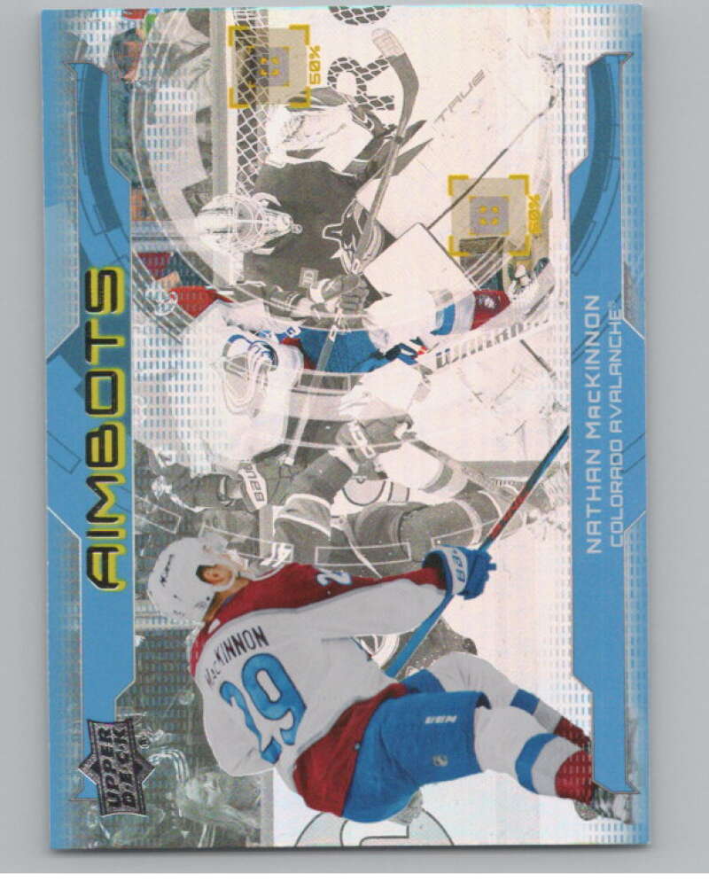 2024-25 Upper Deck Aimbot #AB-14 Nathan MacKinnon  Colorado Avalanche  V102134 Image 1