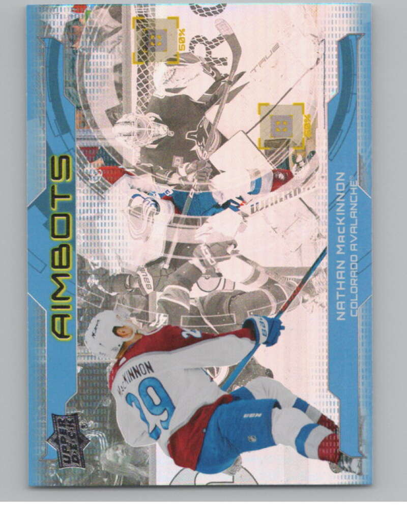 2024-25 Upper Deck Aimbot #AB-14 Nathan MacKinnon  Colorado Avalanche  V102135 Image 1