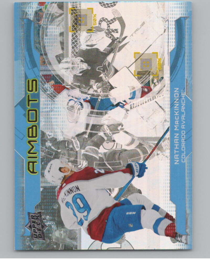2024-25 Upper Deck Aimbot #AB-14 Nathan MacKinnon  Colorado Avalanche  V102136 Image 1