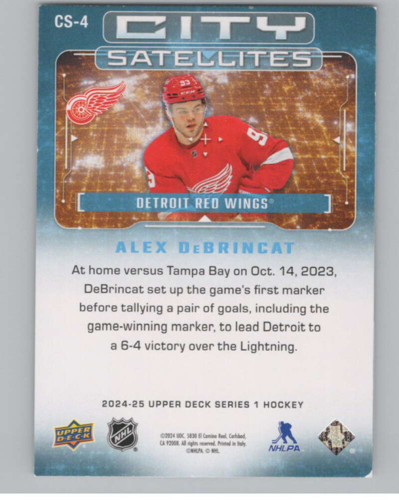 2024-25 Upper Deck City Satellites #CS-4 Alex DeBrincat Wings  V102142 Image 2