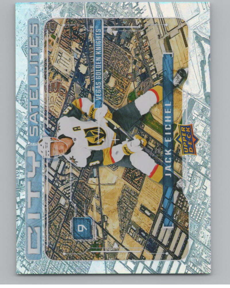 2024-25 Upper Deck City Satellites #CS-5 Jack Eichel Knights  V102145 Image 1