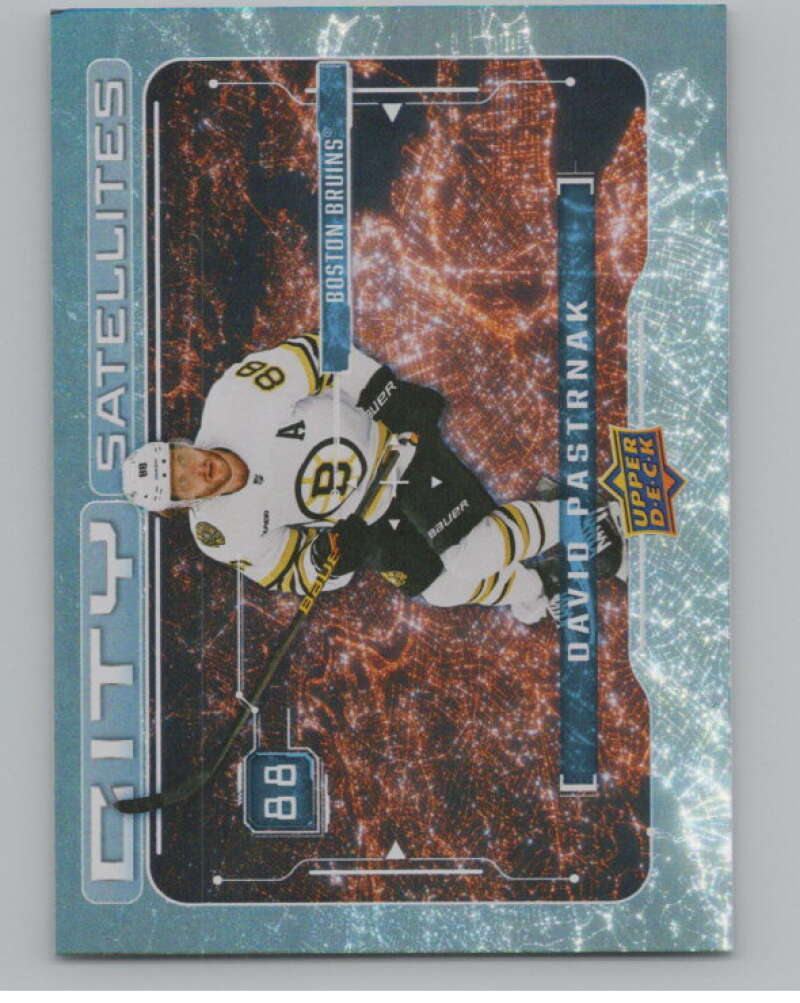 2024-25 Upper Deck City Satellites #CS-15 David Pastrnak  Boston Bruins  V102149 Image 1