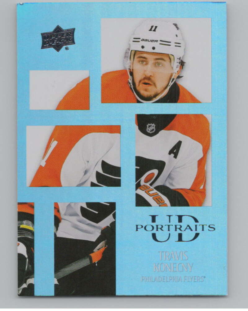 2024-25 Upper Deck UD Portraits #P-8 Travis Konecny RC Rookie Flyers  V102154 Image 1