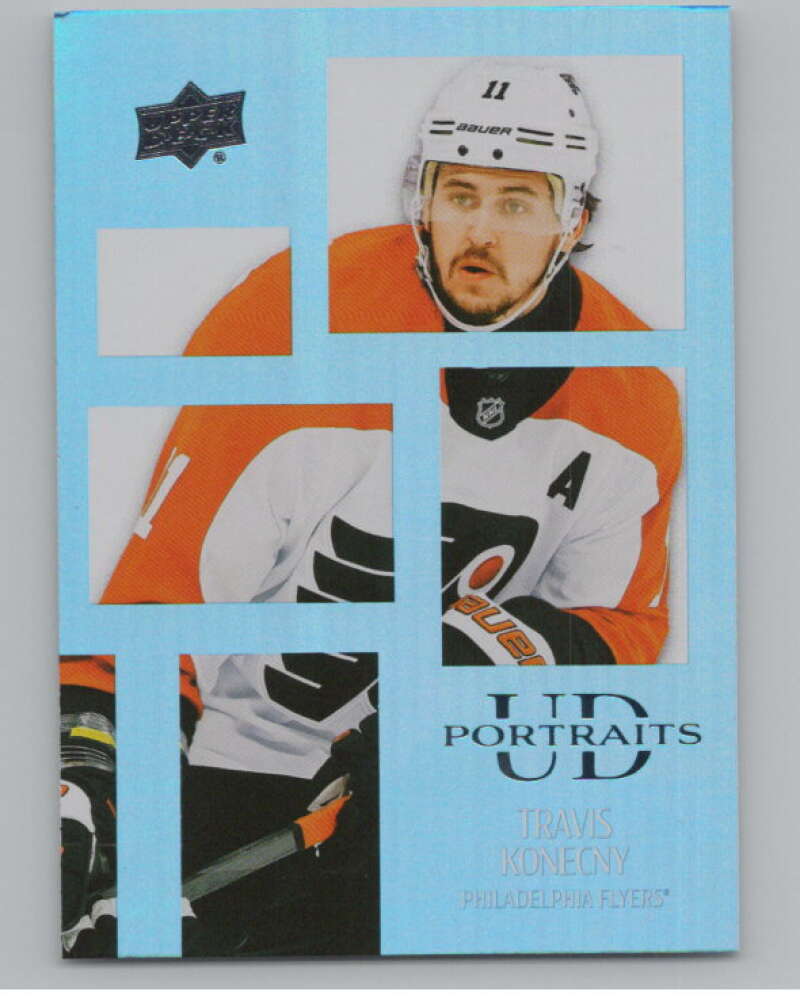 2024-25 Upper Deck UD Portraits #P-8 Travis Konecny RC Rookie Flyers  V102156 Image 1