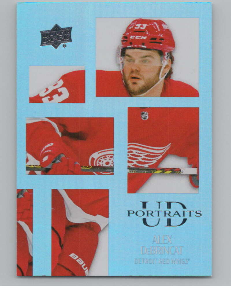2024-25 Upper Deck UD Portraits #P-18 Alex DeBrincat  Detroit Red Wings  V102159 Image 1