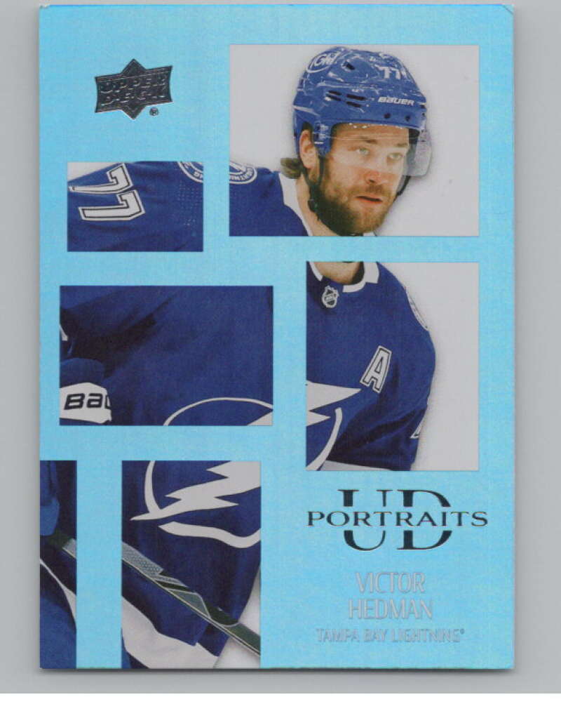 2024-25 Upper Deck UD Portraits #P-27 Victor Hedman  Tampa Bay Lightning  V102164 Image 1