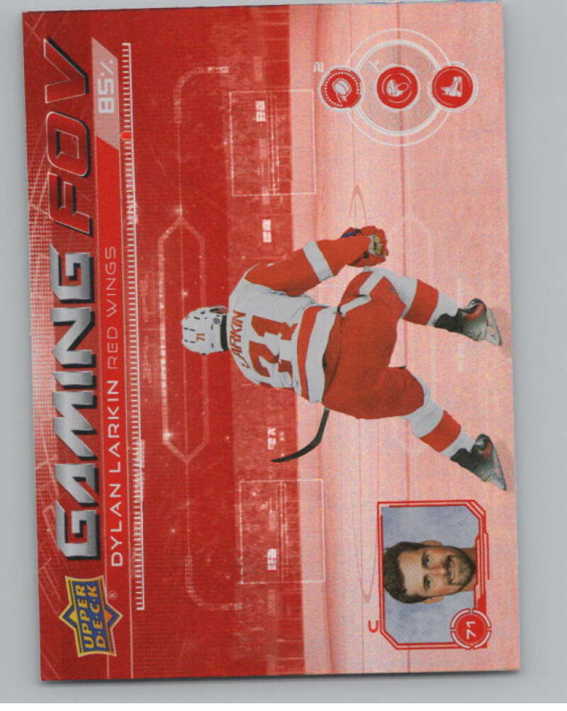 2024-25 Upper Deck Gaming FOV #GFOV-1 Dylan Larkin  Detroit Red Wings  V102167 Image 1