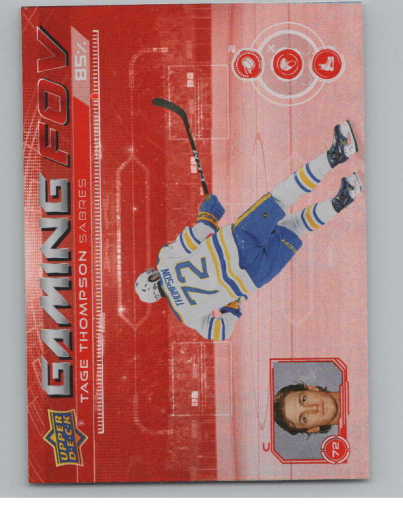 2024-25 Upper Deck Gaming FOV #GFOV-3 Tage Thompson  Buffalo Sabres  V102168 Image 1