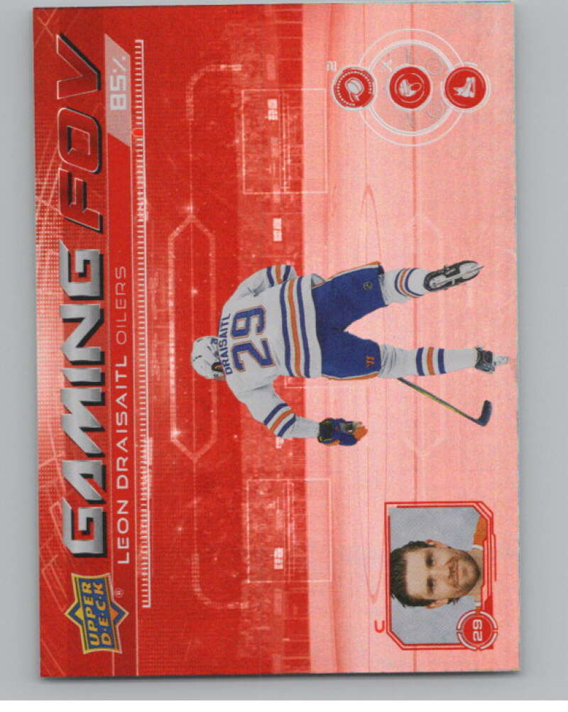2024-25 Upper Deck Gaming FOV #GFOV-6 Leon Draisaitl  Edmonton Oilers  V102169 Image 1
