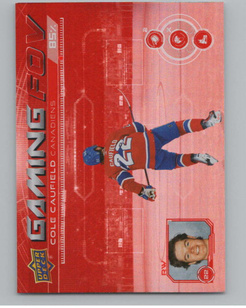 2024-25 Upper Deck Gaming FOV #GFOV-7 Cole Caufield  Montreal Canadiens  V102170 Image 1
