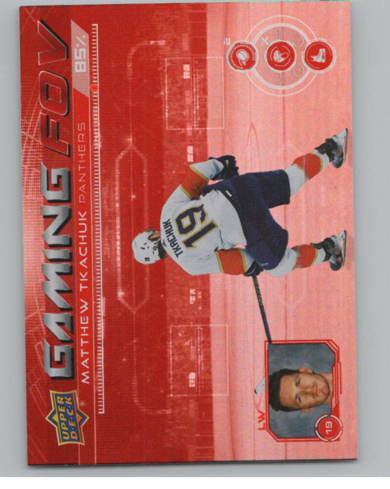 2024-25 Upper Deck Gaming FOV #GFOV-9 Matthew Tkachuk  Florida Panthers  V102171 Image 1