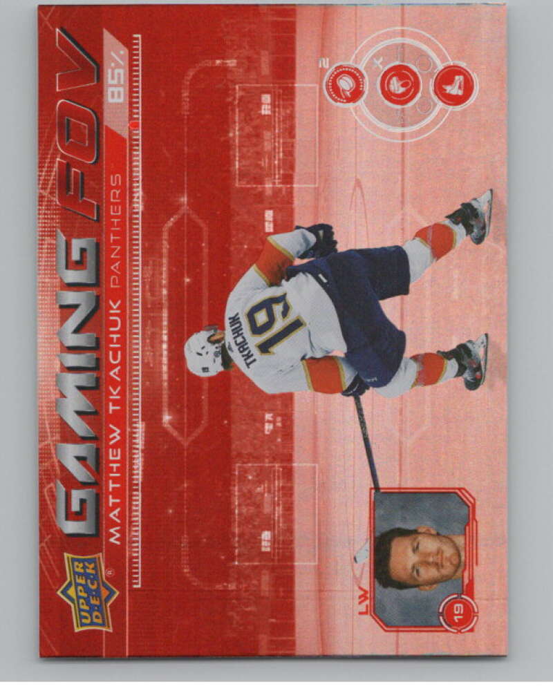 2024-25 Upper Deck Gaming FOV #GFOV-9 Matthew Tkachuk  Florida Panthers  V102172 Image 1