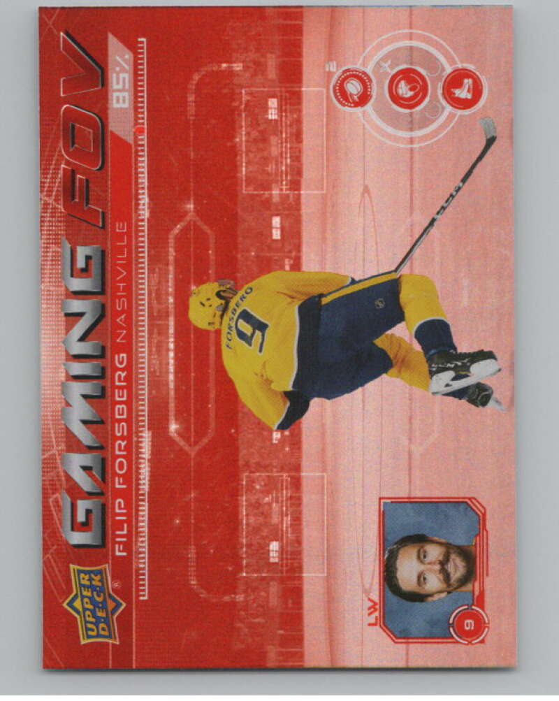 2024-25 Upper Deck Gaming FOV #GFOV-16 Filip Forsberg Predators  V102175 Image 1