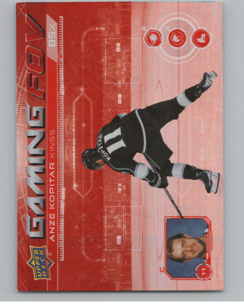 2024-25 Upper Deck Gaming FOV #GFOV-22 Anze Kopitar  Los Angeles Kings  V102178 Image 1