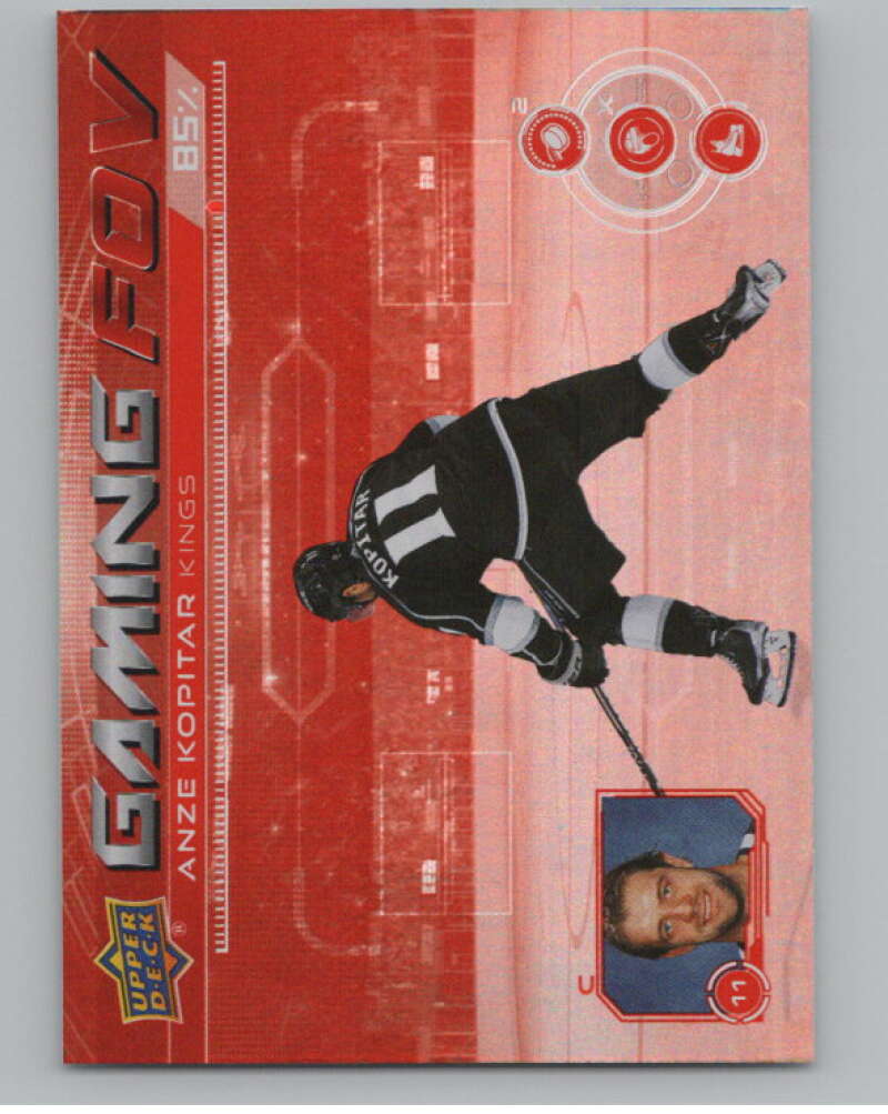 2024-25 Upper Deck Gaming FOV #GFOV-22 Anze Kopitar  Los Angeles Kings  V102179 Image 1