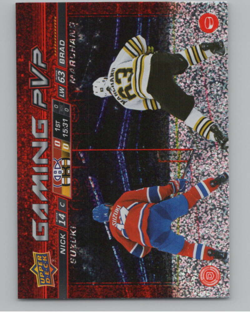 2024-25 Upper Deck Gaming PVP #GPVP-3 Nick Suzuki/Brad Marchand  V102183 Image 1