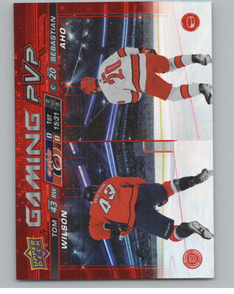 2024-25 Upper Deck Gaming PVP #GPVP-23 Tom Wilson/Sebastian Aho  V102195 Image 1