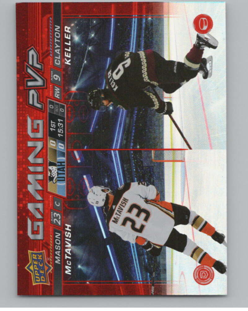 2024-25 Upper Deck Gaming PVP #GPVP-25 Mason McTavish/Clayton Keller  V102199 Image 1