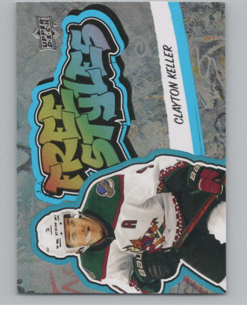 2022-23 Upper Deck Freestyles #FS-17 Clayton Keller  Arizona Coyotes  V102200 Image 1