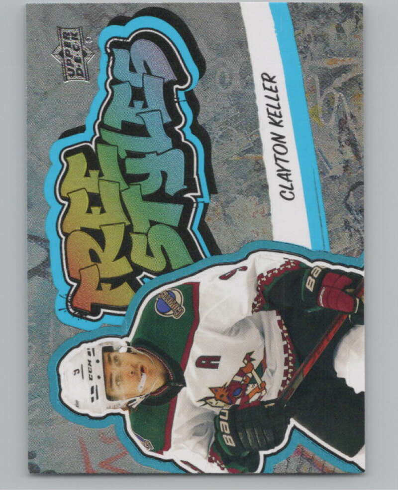 2022-23 Upper Deck Freestyles #FS-17 Clayton Keller  Arizona Coyotes  V102201 Image 1