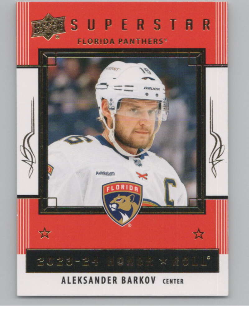2023-24 Upper Deck Honor Roll #HR-9 Aleksander Barkov  Florida Panthers  V102211 Image 1
