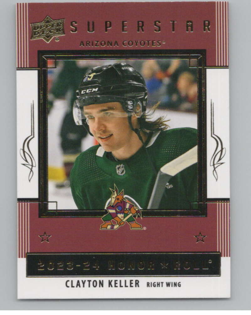 2023-24 Upper Deck Honor Roll #HR-10 Clayton Keller  Arizona Coyotes  V102212 Image 1