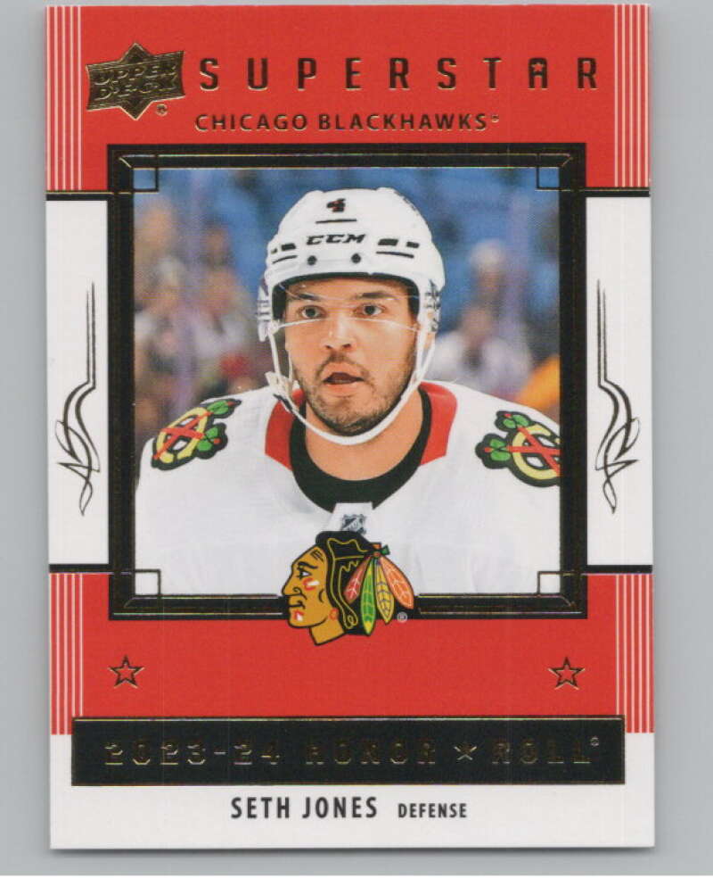 2023-24 Upper Deck Honor Roll #HR-27 Seth Jones  Chicago Blackhawks  V102215 Image 1