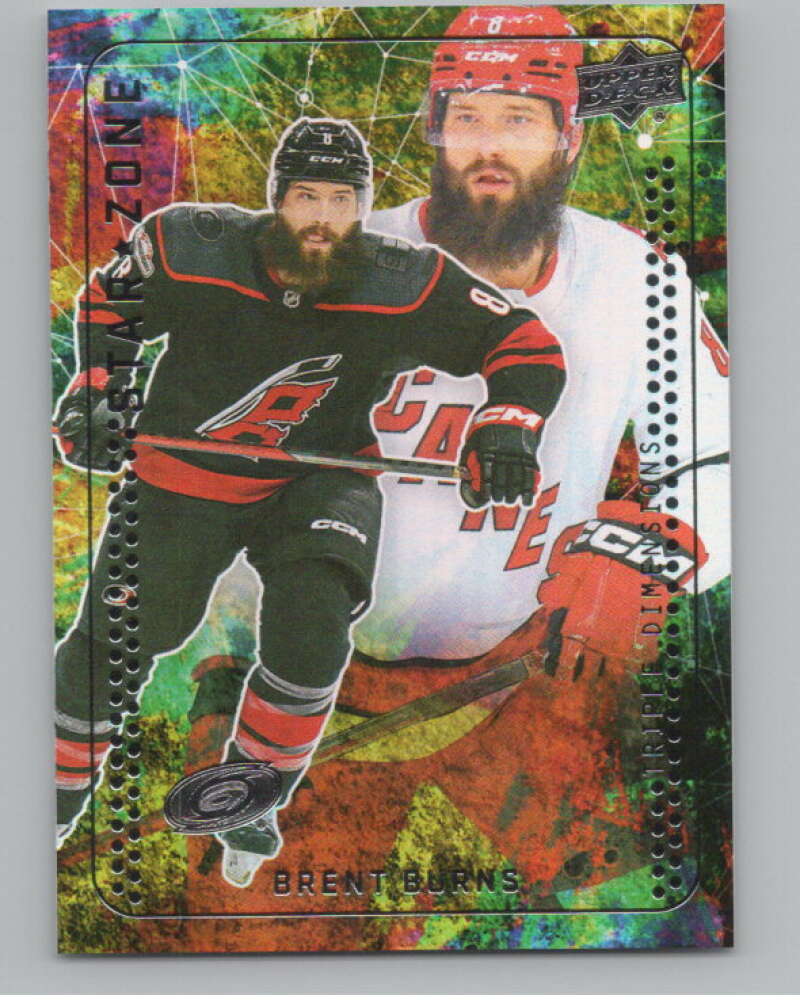 2023-24 Upper Deck Star Zone #SZ-17 Brent Burns  Carolina Hurricanes  V102216 Image 1