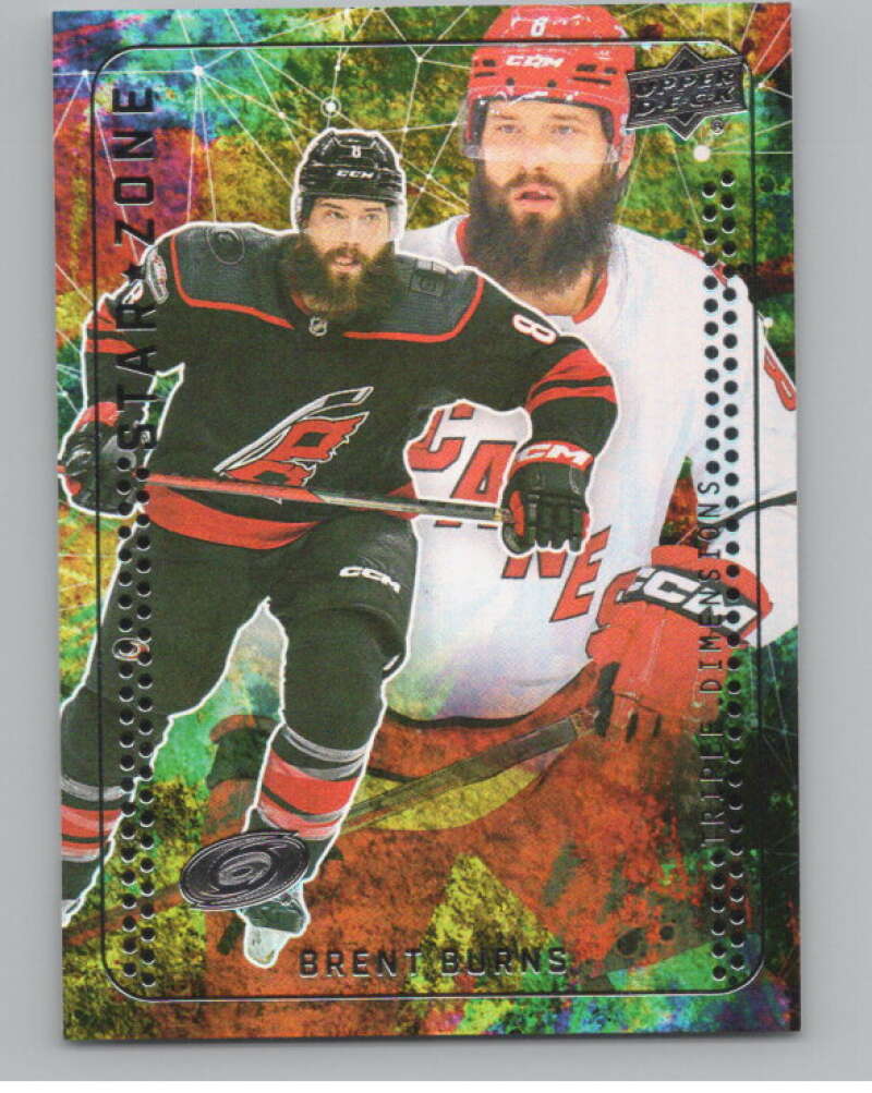 2023-24 Upper Deck Star Zone #SZ-17 Brent Burns  Carolina Hurricanes  V102217 Image 1
