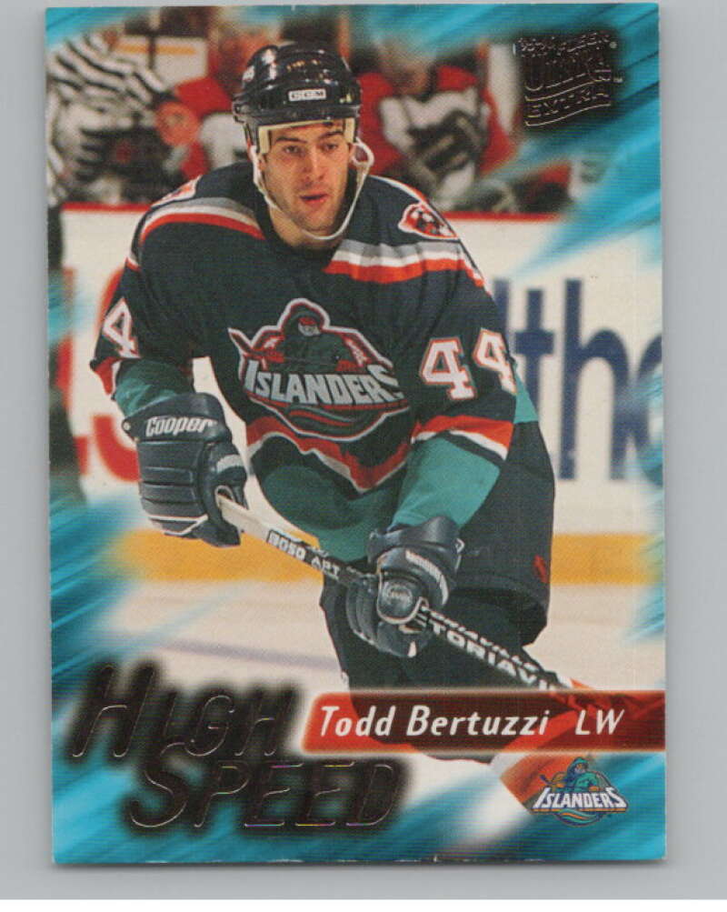 1995-96 Fleer Ultra High Speed #3 Todd Bertuzzi  New York Islanders  V102219 Image 1
