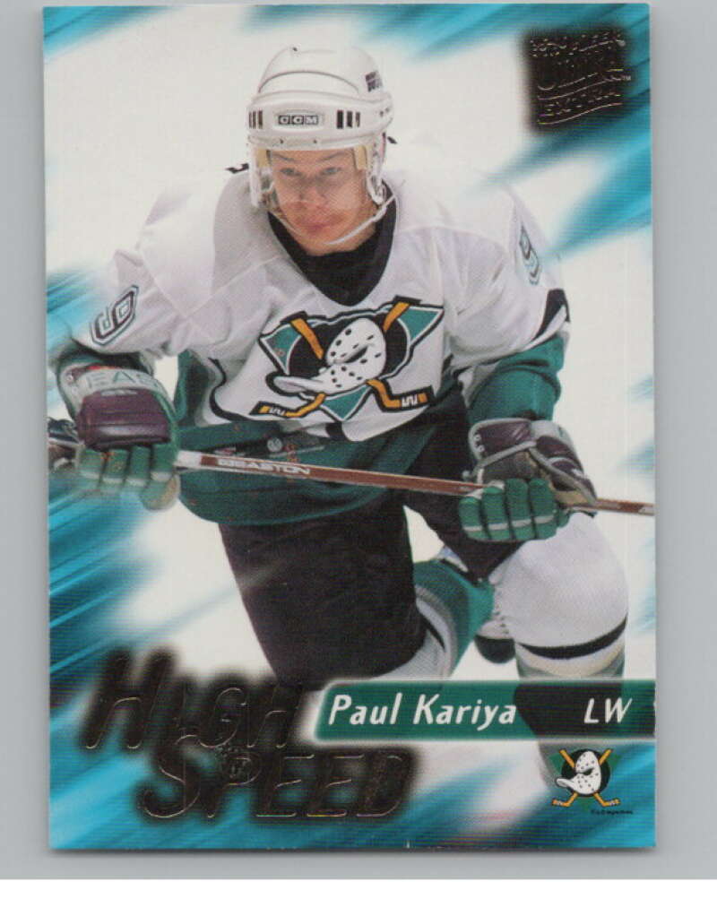 1995-96 Fleer Ultra High Speed #11 Paul Kariya  Anaheim Ducks  V102220 Image 1