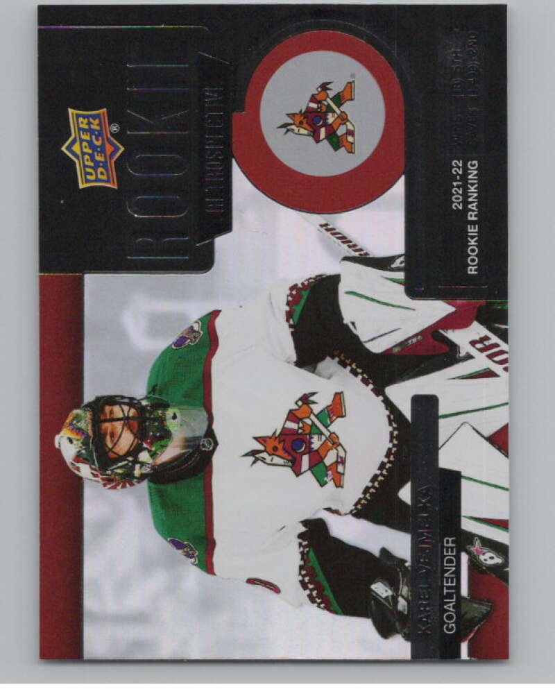 2022-23 Upper Deck Rookie Retrospective #RR-13 Karel Vejmelka Coyotes  V102222 Image 1