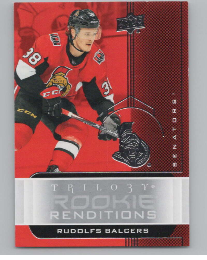 2019-20 Upper Deck Trilogy Rookie Renditions #RR-34 Rudolfs Balcers  V102226 Image 1